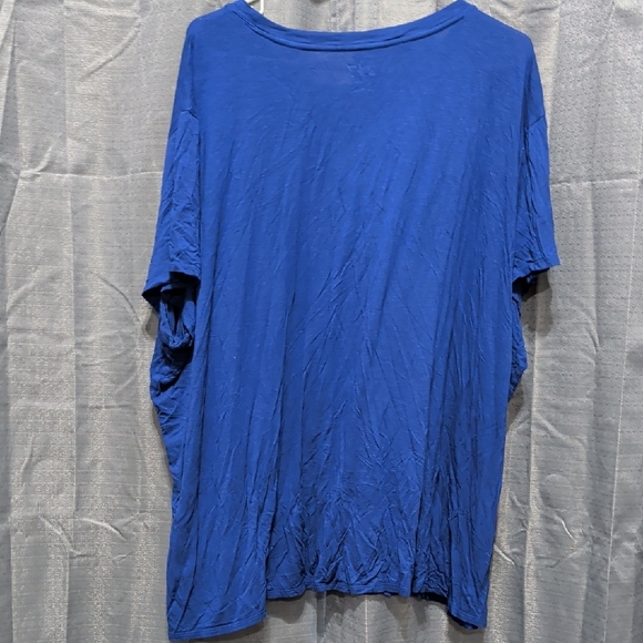 Chic Royal Blue Short Sleeve Women's Tee - Picture 4 of 4